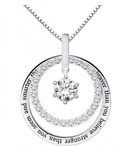 ALOV Sterling stronger Zirconia Necklace