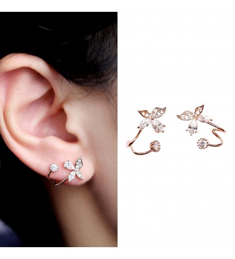 EVERU Butterfly Jewelry Piercing Earrings