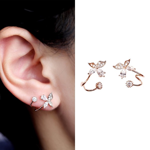 EVERU Butterfly Jewelry Piercing Earrings