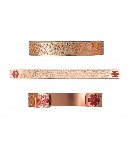 Divoti Engraved Paisley Medical Bracelet