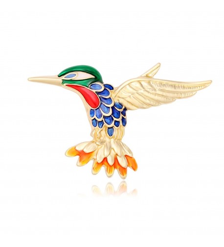 CHUANGYUN Colorful Hummingbird Delicate Brooches