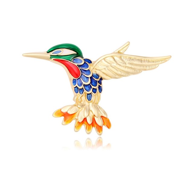 CHUANGYUN Colorful Hummingbird Delicate Brooches