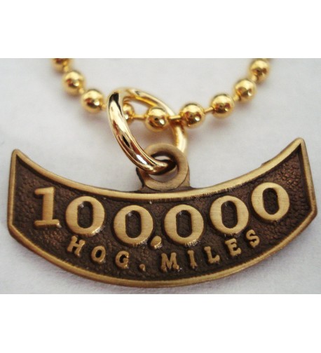 Harley Davidson Motorcycle Mileage Necklace