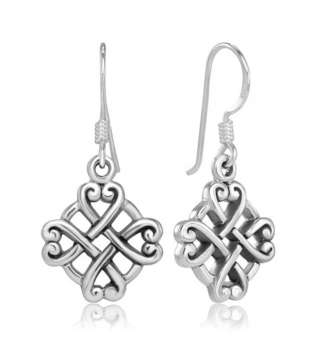 Sterling Silver Celtic Endless Earrings