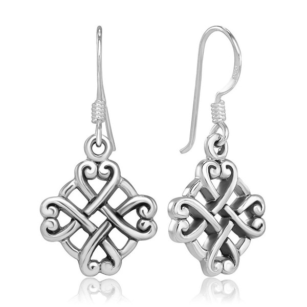 Sterling Silver Celtic Endless Earrings