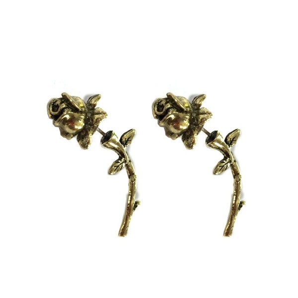 Antique Bronze Detailed Earrings Jewelry