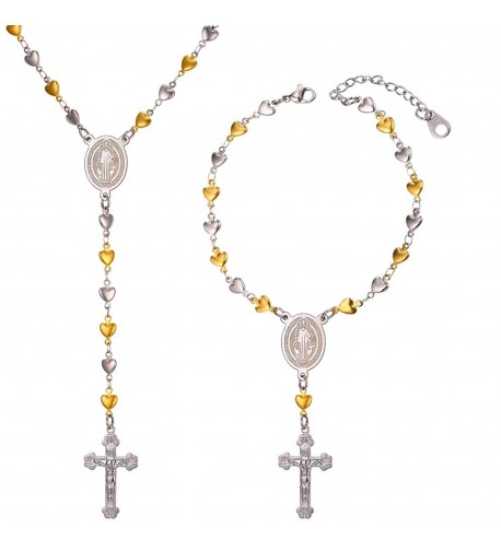 Benedict Crucifix Stainless Catholic Necklace