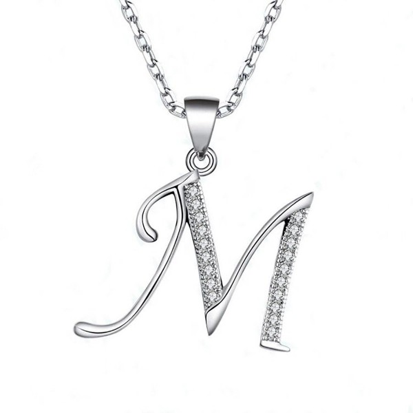 JUFU Fashion sterling Alphabet Necklace