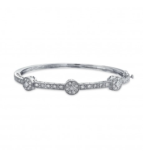 Bling Jewelry Present Bracelet Rhodium