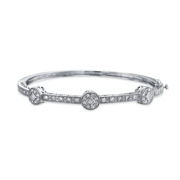 Bling Jewelry Present Bracelet Rhodium