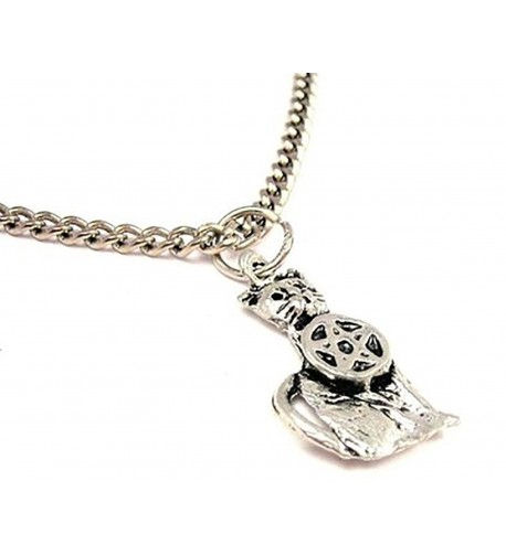 ChubbyChicoCharms Familiar Pentagram Single Necklace