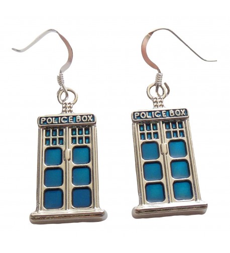 Police Earrings Sterling Silver Earwires