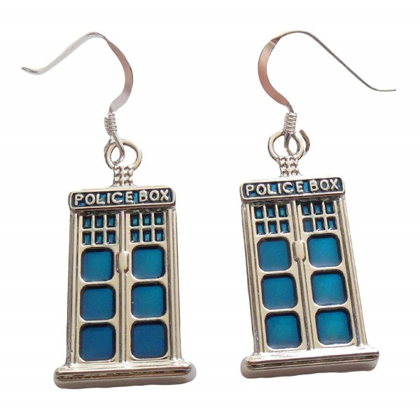 Police Earrings Sterling Silver Earwires