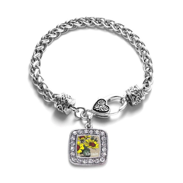 Coreopsis Classic Silver Crystal Bracelet