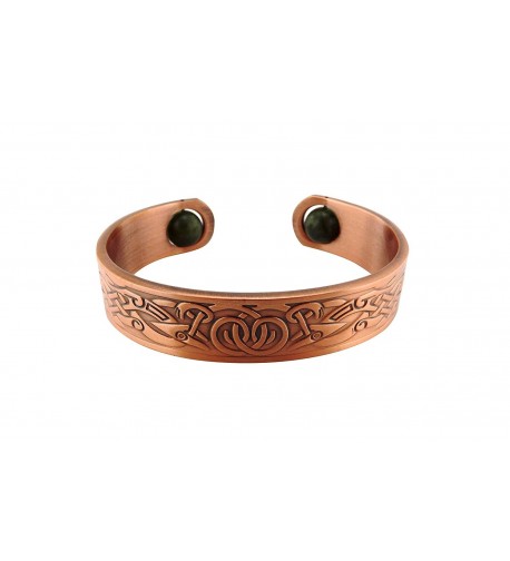 Celtic Copper Bangle rotating Connemara