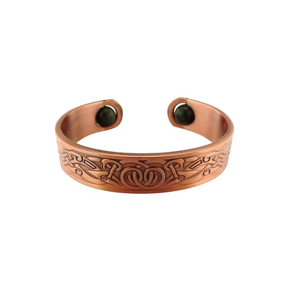 Celtic Copper Bangle rotating Connemara