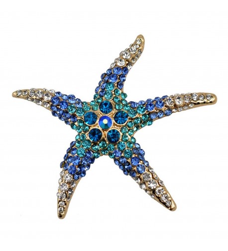 Neevas Starfish Crystals Jewelry Ornaments