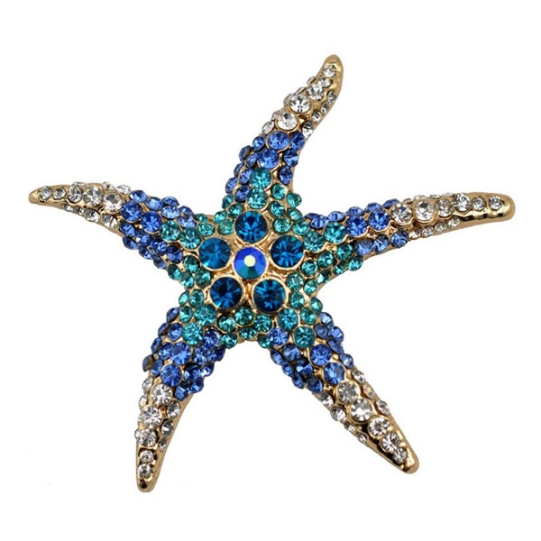 Neevas Starfish Crystals Jewelry Ornaments