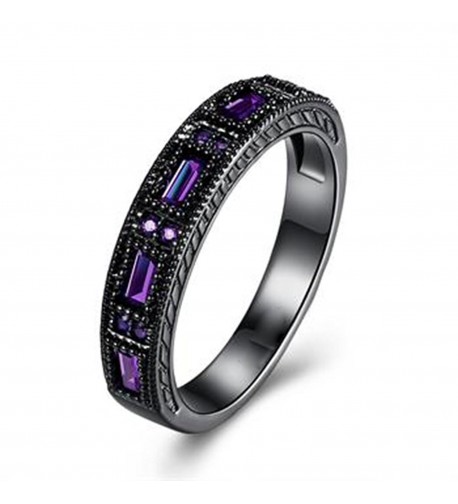 Womens Plated Square Purple Wedding