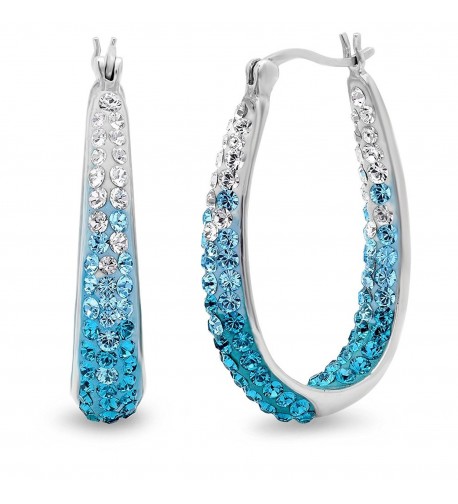 Sterling Silver Earrings Swarovski Crystals