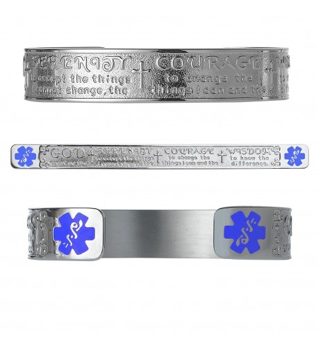 Divoti Engraved Serenity Medical Bracelet