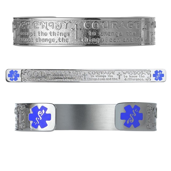 Divoti Engraved Serenity Medical Bracelet