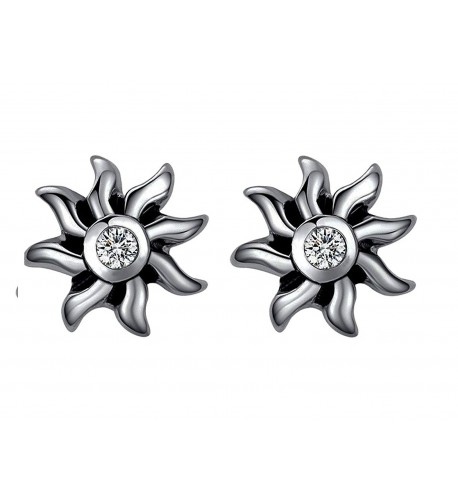 Titanium Stainless Charming Sunflower Earring