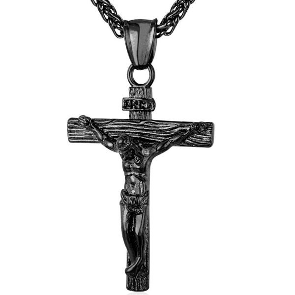 Catholic Christian Stainless Necklace Crucifix