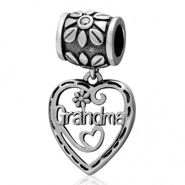 Grandma Dangle Charm Hollow Bracelets