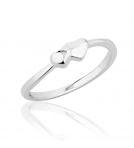 Sterling Silver Intertwined Hearts Knuckle