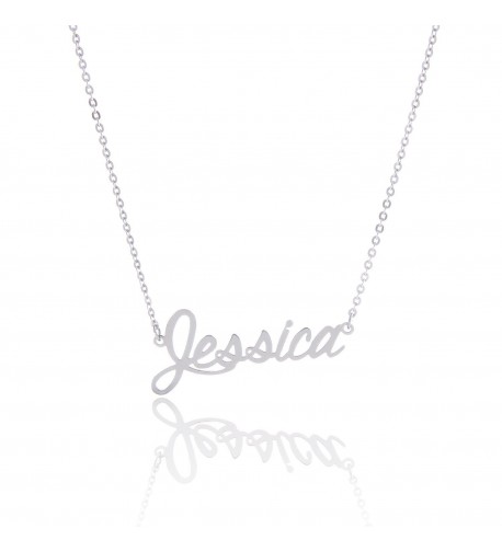 AOLO Silver Jessica Necklaces Birthday