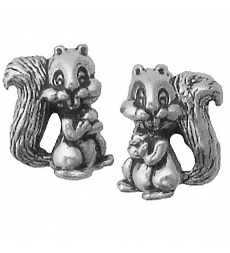 Corinna Maria Sterling Squirrel Earrings Stainless