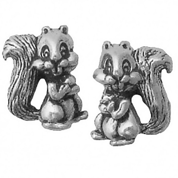 Corinna Maria Sterling Squirrel Earrings Stainless