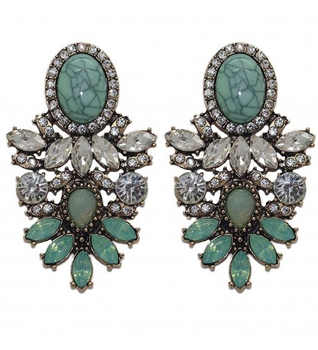 Bohemian Ethnic Statement Crystal Earrings