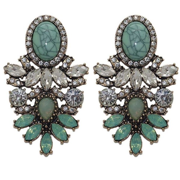 Bohemian Ethnic Statement Crystal Earrings