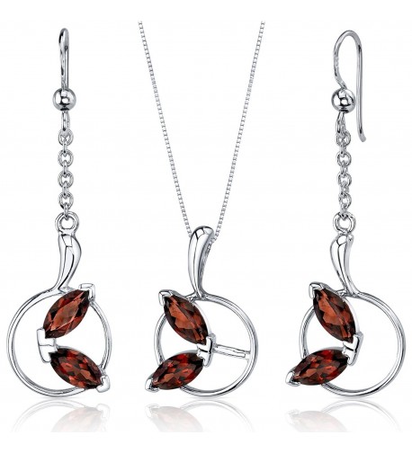 Ornate Sterling Rhodium Pendant Earrings