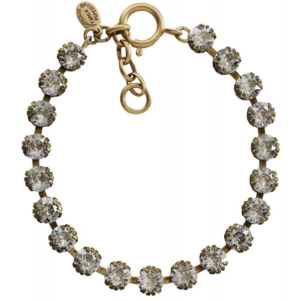 Catherine Popesco Goldtone Tennis Bracelet