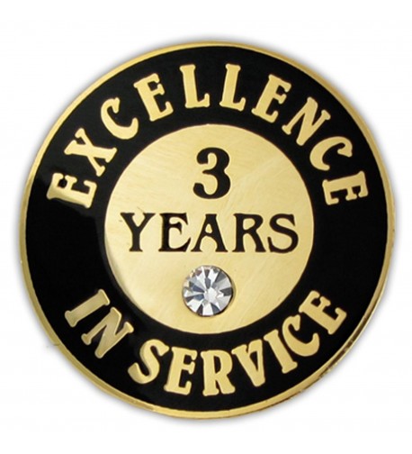 PinMarts Plated Excellence Service Rhinestone