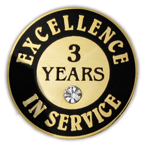 PinMarts Plated Excellence Service Rhinestone