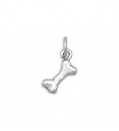 925 Sterling Silver Bone Charm