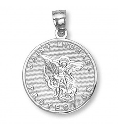 Sterling Saint Michael Protection Pendant