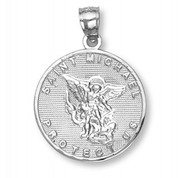 Sterling Saint Michael Protection Pendant