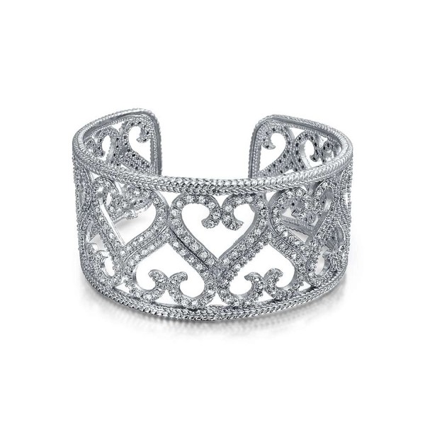 Bling Jewelry Bridal Bracelet Rhodium