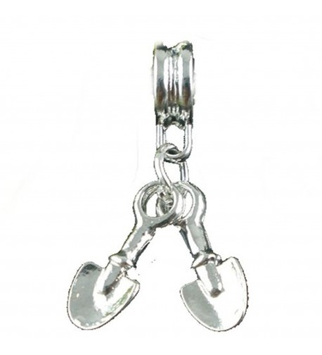 Gardening Shovels Dangle Charm Bracelet