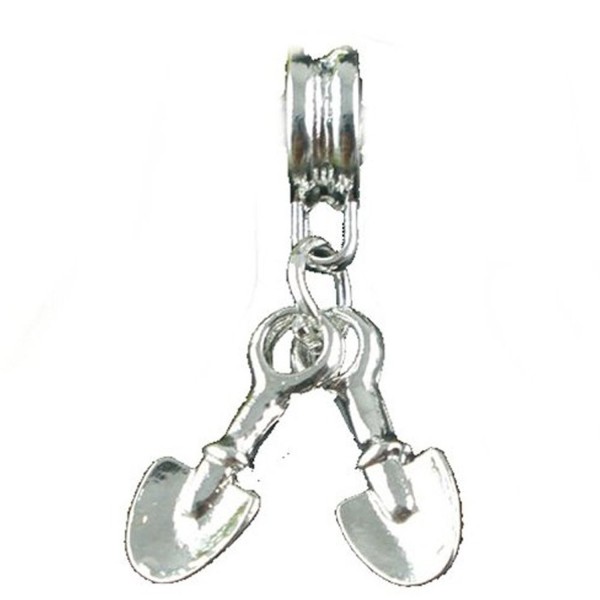 Gardening Shovels Dangle Charm Bracelet