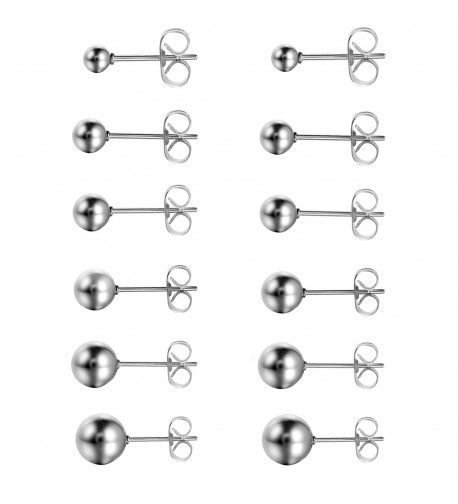 Aroncent Polished Stainless Cartilage Earring