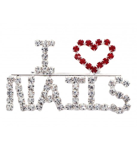 NAILS Heart Manicurist Brooch Jewelry