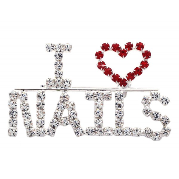 NAILS Heart Manicurist Brooch Jewelry