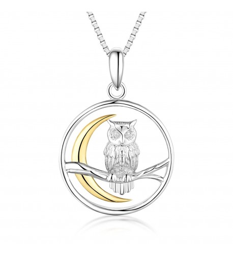 Sterling Silver Cresent pendant necklace