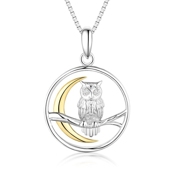 Sterling Silver Cresent pendant necklace